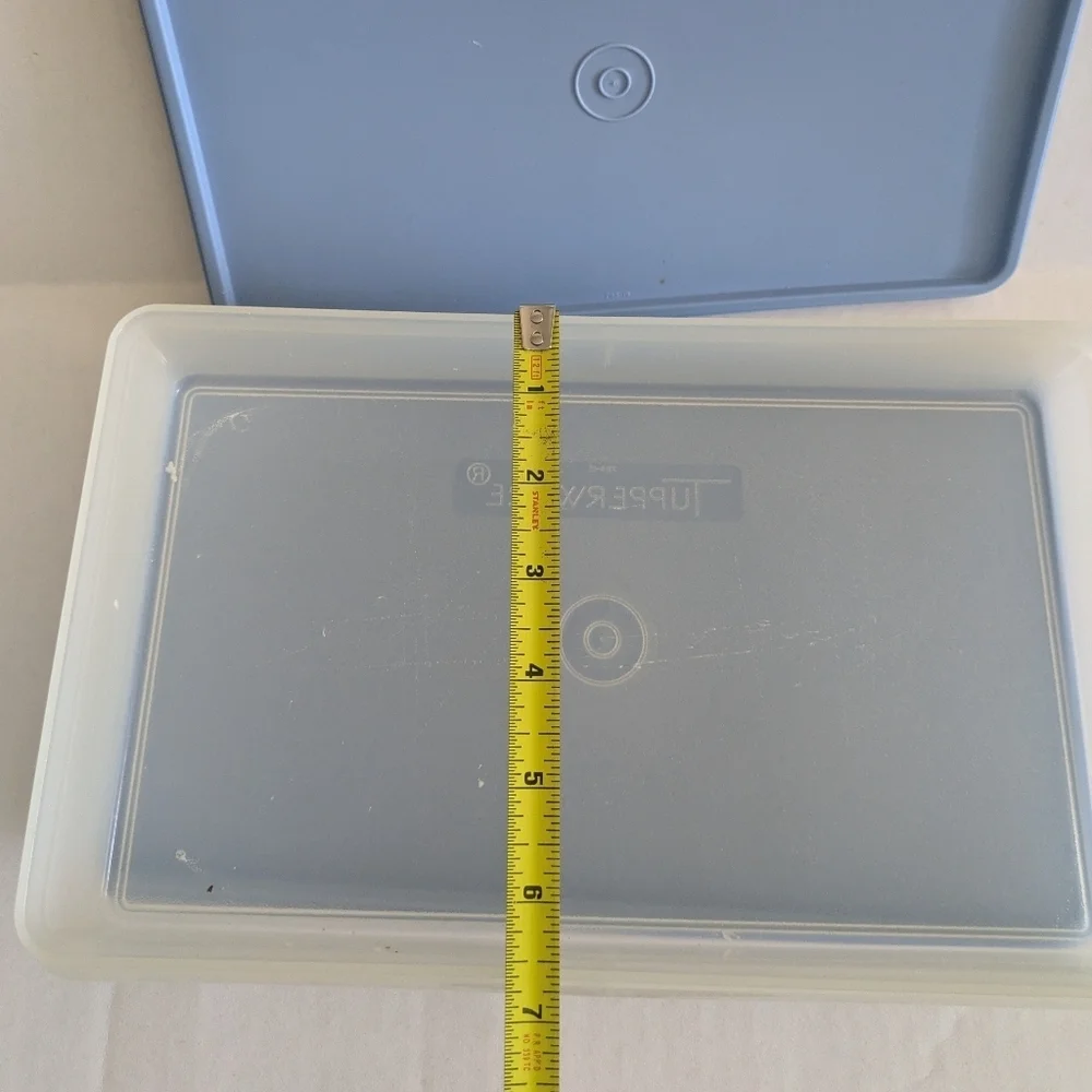 Tupperware Deli Meat Bacon Keeper. Set Of 2, Like New.